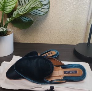 Margaux New York Velvet Mules, Flats, Loafers